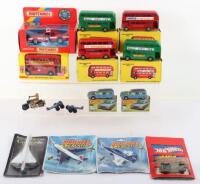 Selection of Vintage matchbox and Budgie boxed models