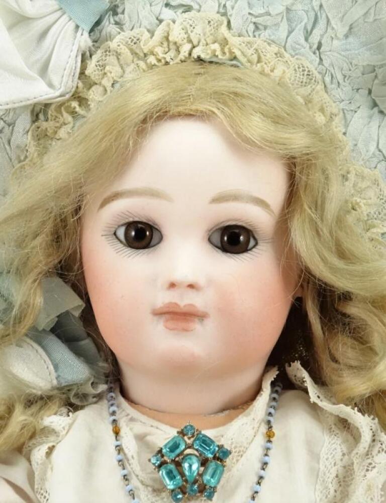 A rare Schmitt bisque head Bebe doll, French circa 1880