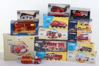 Corgi toys fire service-related boxed die-cast models