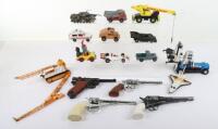 Quantity of Vintage play worn Corgi toys and Lone star models