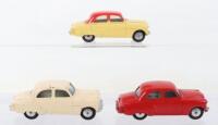 Three Vintage Corgi toys unboxed “203” Vauxhall Velox models