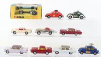 Selection of Vintage Corgi Toy models