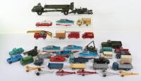 Quantity of Playworn Corgi toys Commercial models