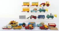 Selection of Corgi toys unboxed/play worn commercial models