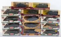 Fourteen Solido Boxed diecast model tanks