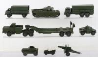 Selection of Unboxed Dinky toys Military models