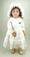 Tete Jumeau DEP bisque head doll, French circa 1910,