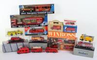 Quantity of Mixed Fire service related die-cast models