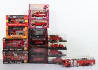 Selection of Mixed fire service-related die-cast models,