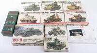 Mixed Military related Plastic models kits