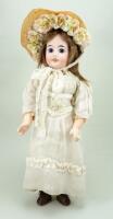 French bisque head doll, probably Jullien, French circa 1900,