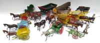 Britains horsedrawn Farm Carts