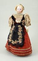 A bisque shoulder head Fashion doll, 1870s,