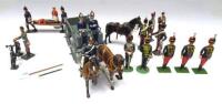 New Toy Soldier Royal Army Service Corps two horse Supply Wagon