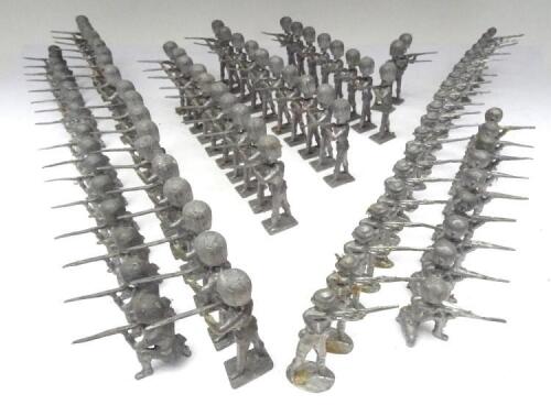 Recast from Britains, firing Foot Guards