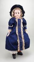 Large Alt, Beck & Gottschalck turned shoulder head doll, German circa 1900,