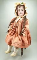 Large Heinrich Handwerck/S&H bisque head doll, German circa 1910,