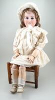 Large A.M bisque head doll, German circa 1910,