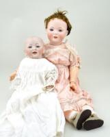 Bahr & Proschild 585 bisque head character doll, German circa 1910,