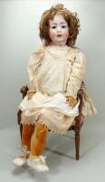 Large Konig Wernicke 99 bisque head doll, German circa 1910,