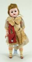 Small bisque head K&R doll, German circa 1905,