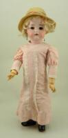 Kammer & Reinhardt/Simon & Halbig bisque head doll, German circa 1910,