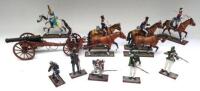 Distler 1/24 scale four horse Waterloo Prussian Gun Team