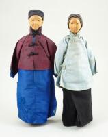 Pair of Door of Hope Mission Dolls, Chinese circa 1910,