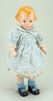 Rare Louis Amberg Mibs composition shoulder head doll, American 1920’s,