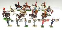 Music in Miniature, four mounted Musicians