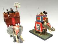 Plastic African and Indian War Elephants