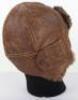 Great War Style Short Pattern Leather Flying Helmet - 4