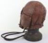 Early 1920’s Period Leather Flying Helmet Retailed by Austin Reed - 4