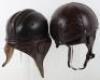 French Aviators / Motorists 1930’s Leather Crash Helmet - 4