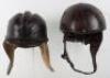 French Aviators / Motorists 1930’s Leather Crash Helmet - 6