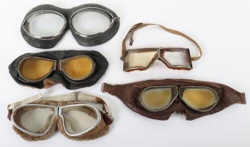 5x Pairs of Aviators Flying Goggles