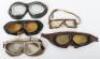 5x Pairs of Aviators Flying Goggles