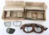 Set of WW2 Royal Air Force Mk VIII Flying Goggles - 2