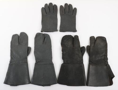 3x Pairs of 20th Century German Aviators Gloves