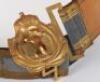 1930’s Italian Airforce NCO’s Full Dress Belt and Buckle - 4