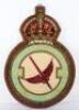 Large Painted Wooden Squadron Emblem for 601 County of London Squadron Auxiliary Force