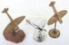 3x Desk Models of WW2 Fighter Aircraft Including Spitfire - 5