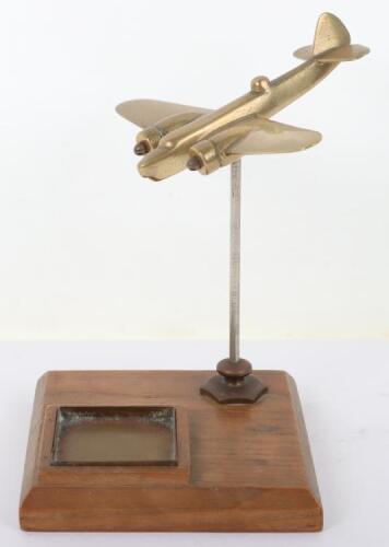 WW2 Desk Model of a Fighter Bomber in Attack Mode