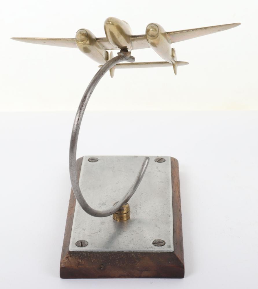 Desk Model Lightning Desk Model of a P-38 Lightning Fighter Bomber Aircraft