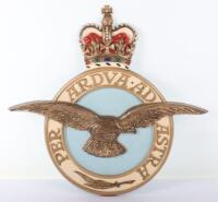 Large Fibreglass Emblem of the Royal Air Force by Glasdon Fibresign