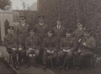 Framed Photograph of Early Royal Air Force Officers