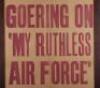 WW2 Evening Standard Newspaper Headline Poster &ldquo;GOERING ON MY RUTHLESS AIR FORCE&rdquo; - 2