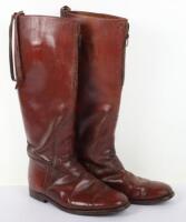 Pair of Vintage Brown Leather Boots