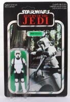 Palitoy Star Wars Return of The Jedi Biker Scout Vintage Original Carded Figure