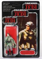 Palitoy General Mills Star Wars Tri Logo Return of The Jedi Princess Leia Organa (In Combat Poncho) Vintage Original Carded Figure